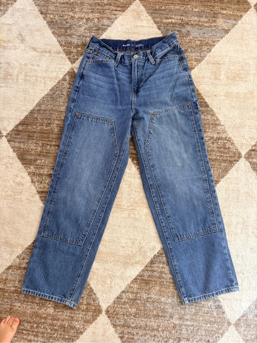 Old Navy Women's Blue Boyfriend Jeans